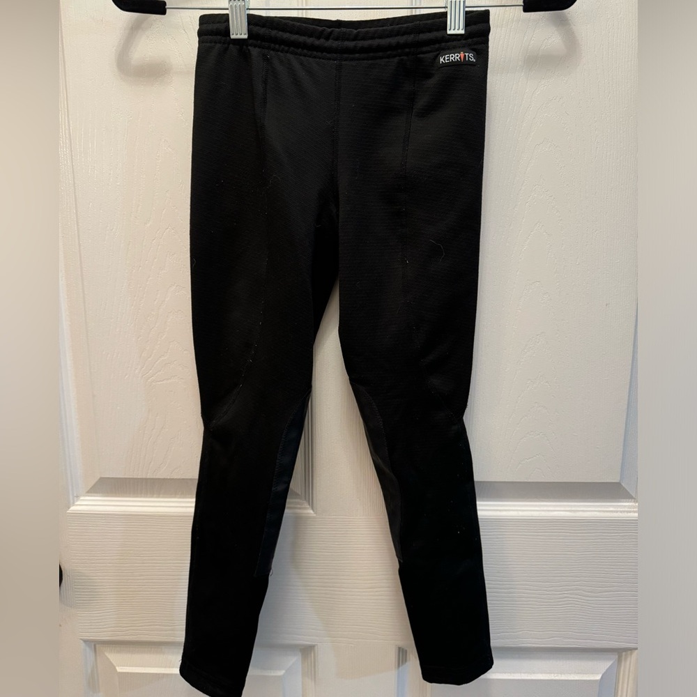 Kerrits Knee Patch Fleece Lined Pull-On Breeches Size Kids M